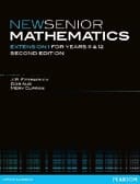New Senior Mathematics Extension 1 for Years 11 and 12