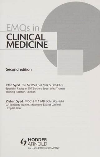 EMQs in Clinical Medicine Second Edition