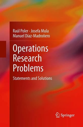 Operations Research Problems Statements and Solutions