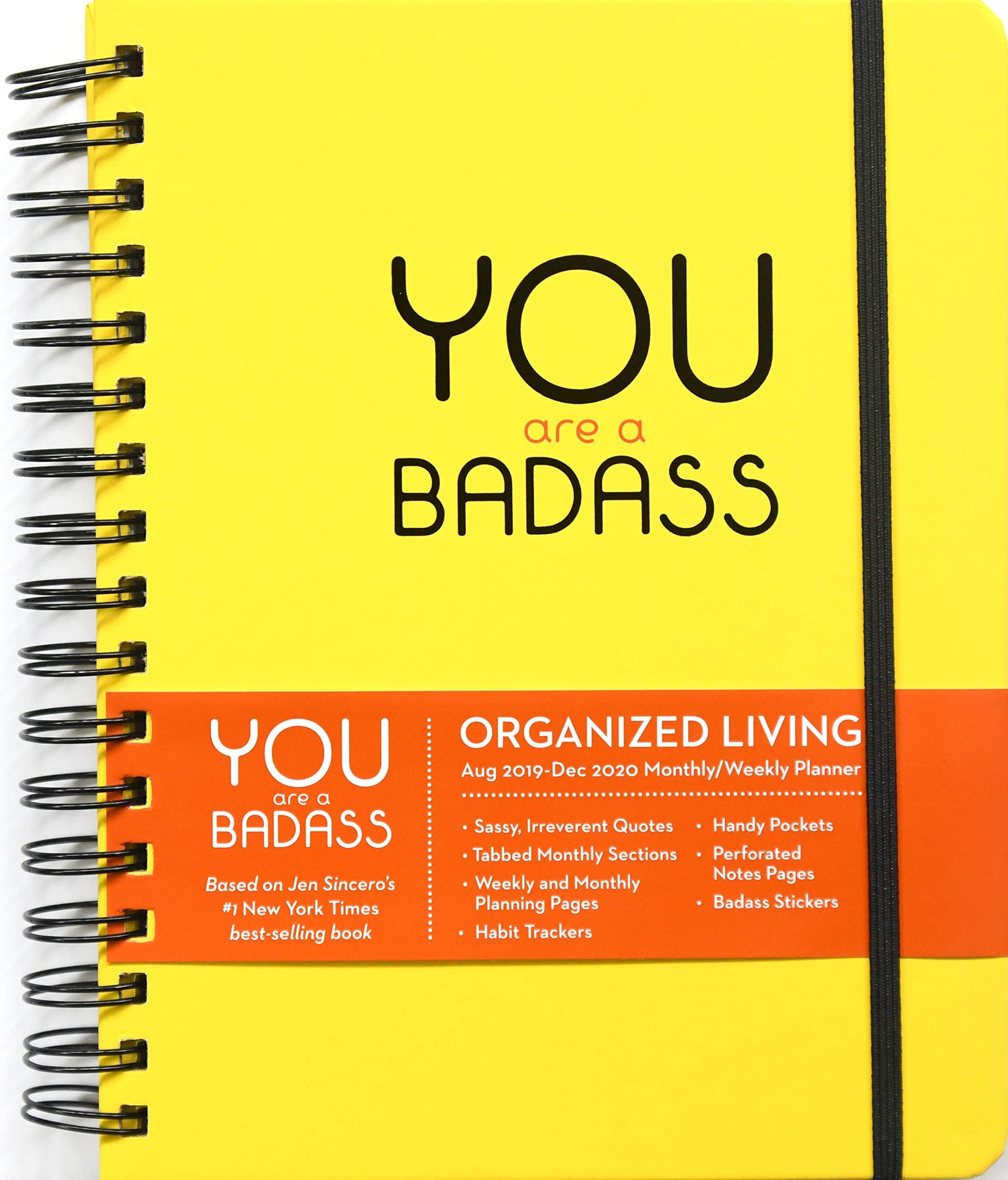 You Are a Badass 17-Month 2019-2020 Monthly/Weekly Planning Calendar