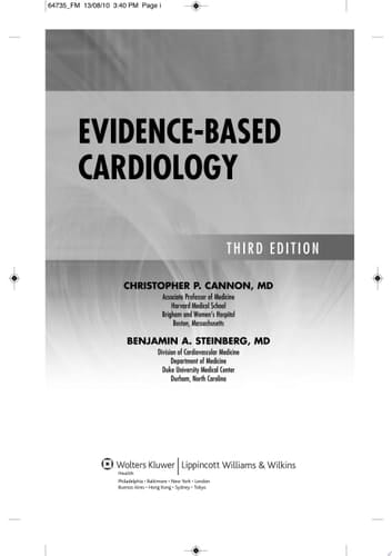 Evidence-Based Cardiology
