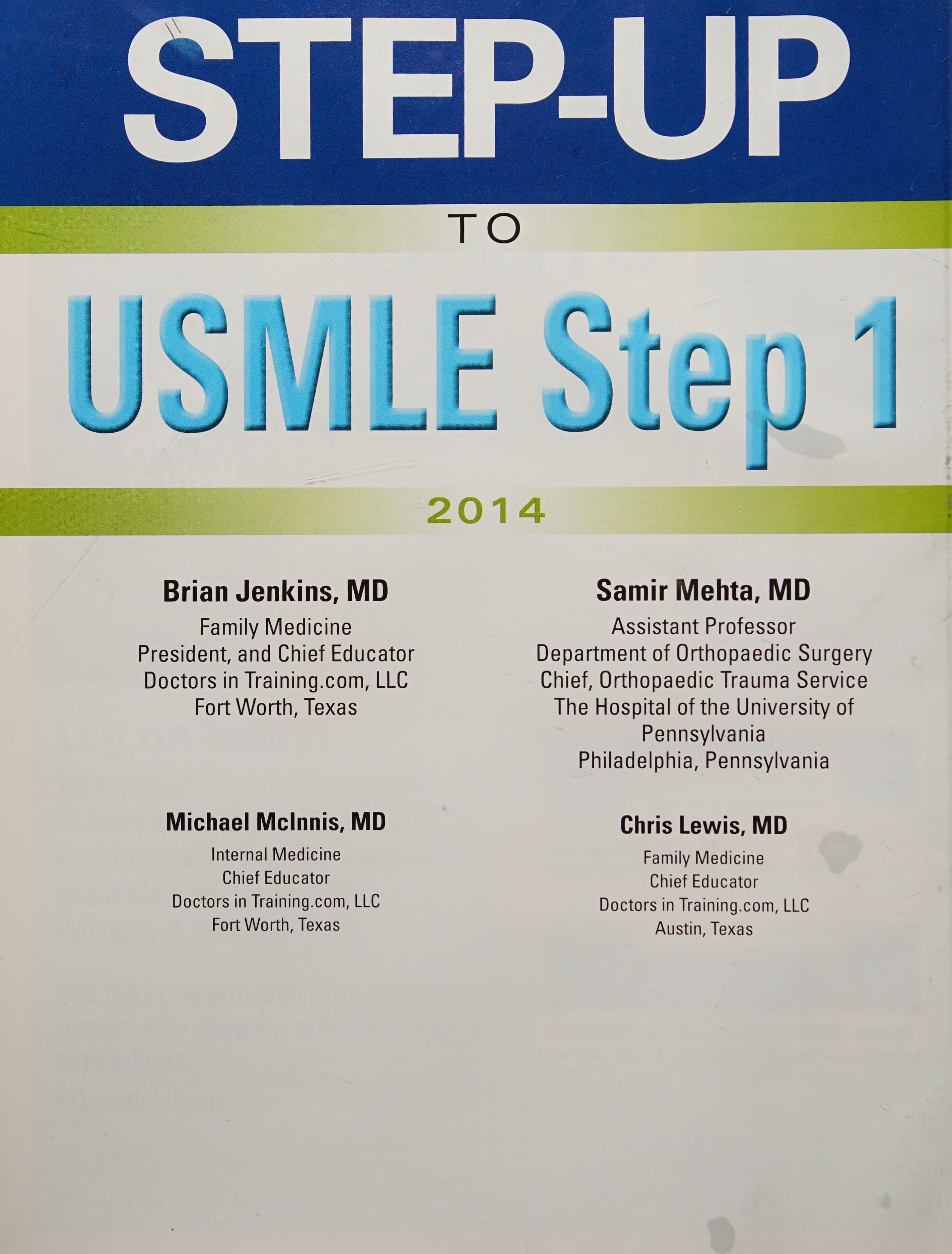 Step-up to USMLE Step 1 2014