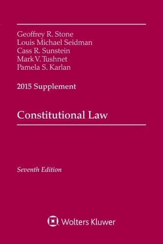 Constitutional Law 2015 Supplement