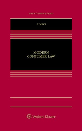 Modern Consumer Law (Aspen Casebook Series)