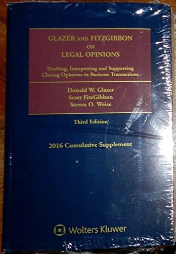 Glazer and Fitzgibbon on Legal Opinions