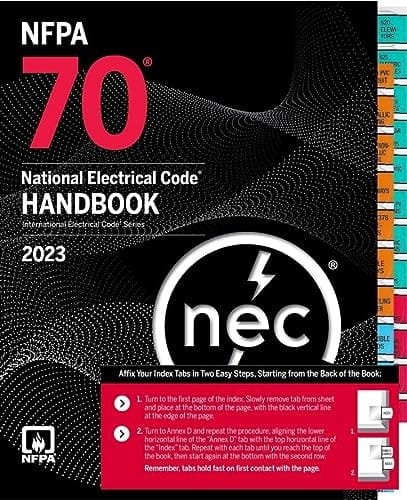 NFPA 70® Handbook with Tabs 2023 Edition