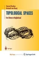 Topological Spaces From Distance to Neighborhood