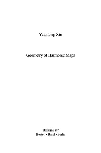 Geometry of Harmonic Maps