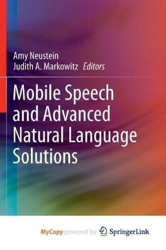 Mobile Speech And Advanced Natural Language Solutions