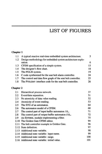 Hardware-Software Co-Design of Embedded Systems The POLIS Approach