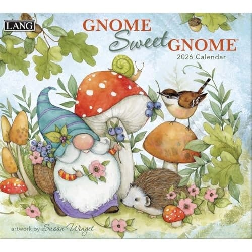 Gnome Sweet Gnome 2026 Wall Calendar (calendar)