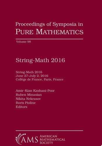 String-Math 2016