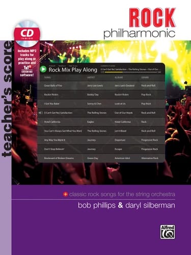 Rock Philharmonic Classic Rock for the String Orchestra (Teacher's Score), Book & CD