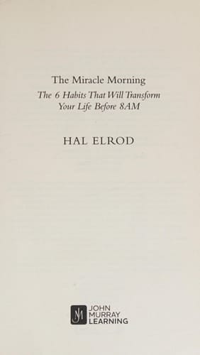 The Morning Miracle