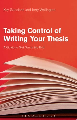 Taking Control of Writing Your Thesis