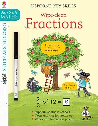 Wipe-Clean Fractions 8-9