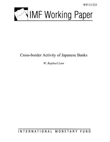 Cross-border Activity of Japanese Banks