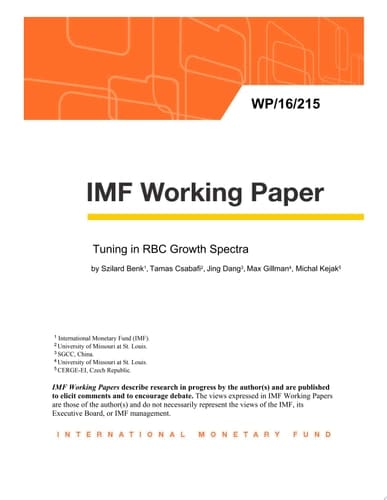 Tuning in RBC Growth Spectra