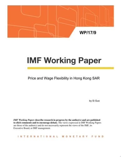 Price and Wage Flexibility in Hong Kong SAR