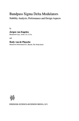 Bandpass Sigma Delta Modulators