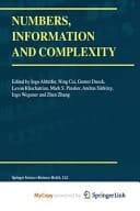 Numbers, Information and Complexity