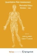 Quantitative Risk Assessment Biomedical Ethics Reviews · 1986