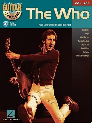 The Who Guitar Play-Along Volume 108