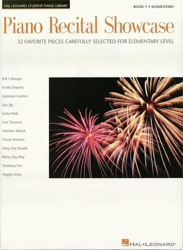 Piano Recital Showcase - Book 1 (Songbook) 12 Favorite Pieces Carefully Selected for Elementary Level