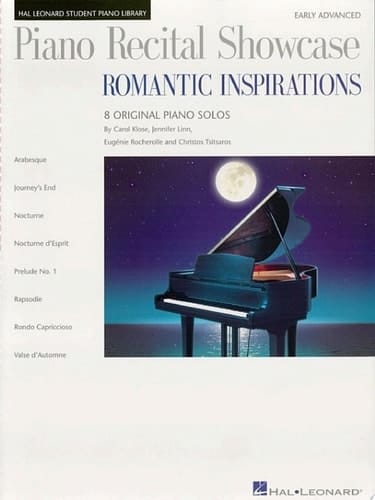 Piano Recital Showcase: Romantic Inspirations (Songbook) 8 Original Piano Solos