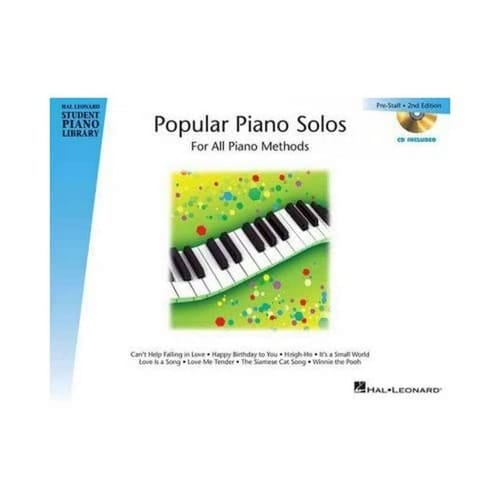 Popular Piano Solos, Prestaff Level Hal Leonard Student Piano Library