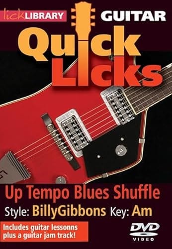 Up Tempo Blues Shuffle - Quick Licks : Style: Billy Gibbons; Key: Am