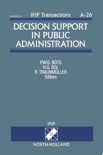 Decision Support in Public Administration