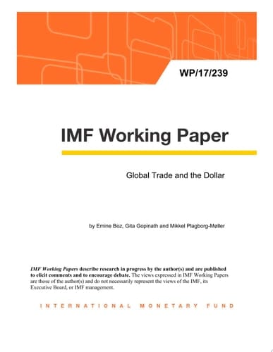 Global Trade and the Dollar