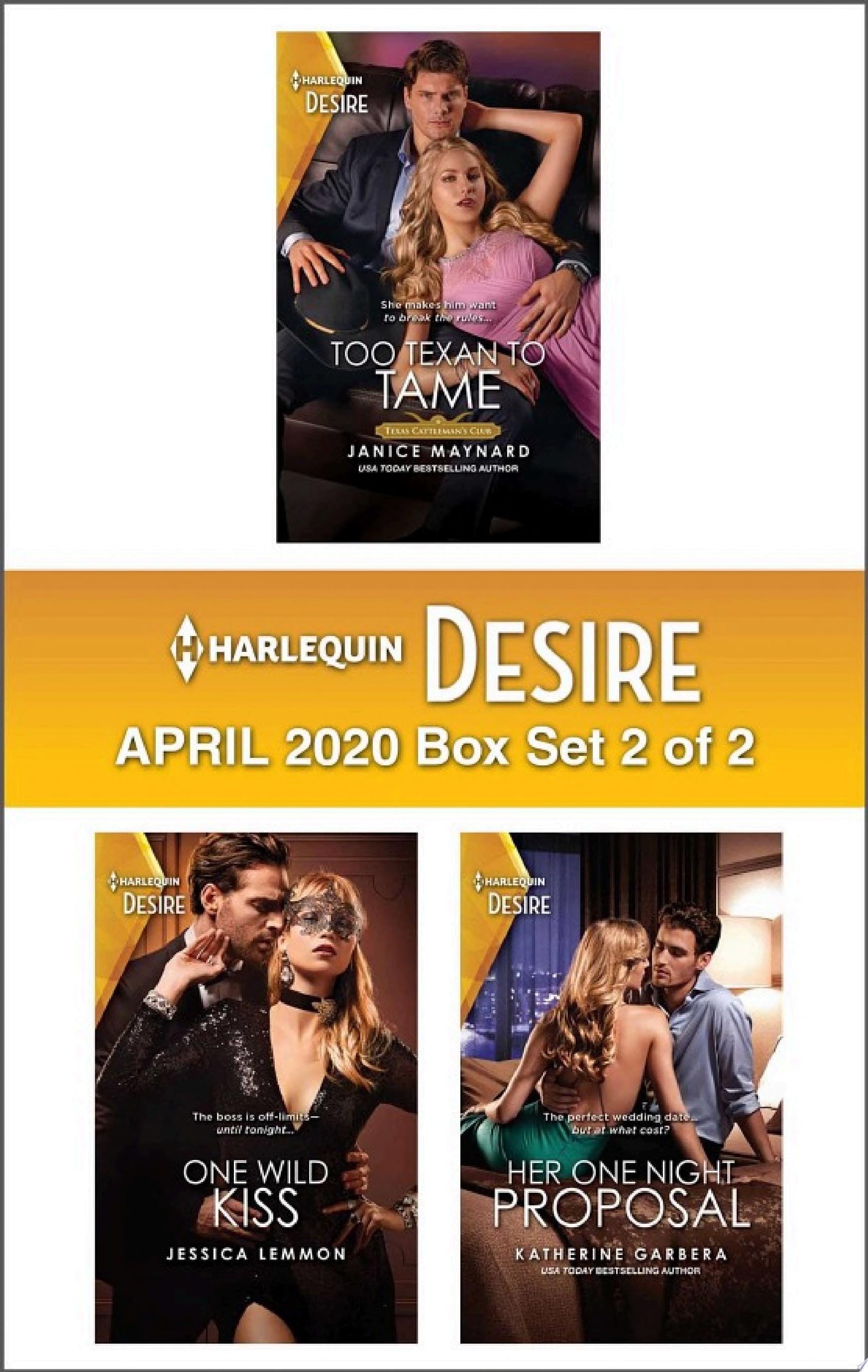 Harlequin Desire April 2020 - Box Set 2 of 2