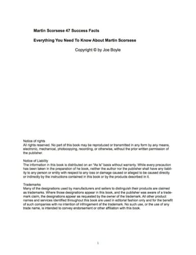 Martin Scorsese 47 Success Facts - Everything you need to know about Martin Scorsese