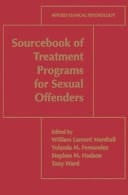 Sourcebook of Treatment Programs for Sexual Offenders