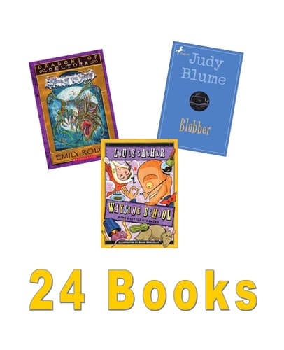 Classroom Library Books: Keep Secrets; 4th Grade Rats; Chocolate Touch/ Runaway Ralph; Double Fudge, Dragon of Deltora, Goosebumps, Blubber, Wayside School Is Falling Down; Otherwise Known As Shelia the Great; Dear Dumb Diary; Goosebumps Ghost Camp (24 Books/18 Titles : Grade 4)