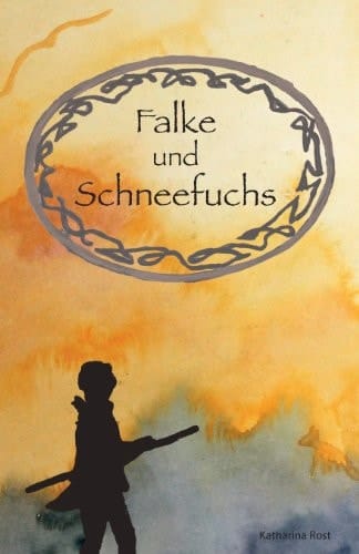 Falke und Schneefuchs