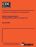 Niosh Health Hazard Evalutation Report Heta #2002-0038-2870 - 26 Federal Plaza, New York, New York
