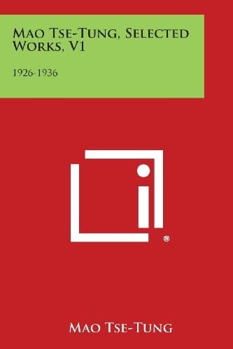 Mao Tse-Tung, Selected Works, V1 1926-1936