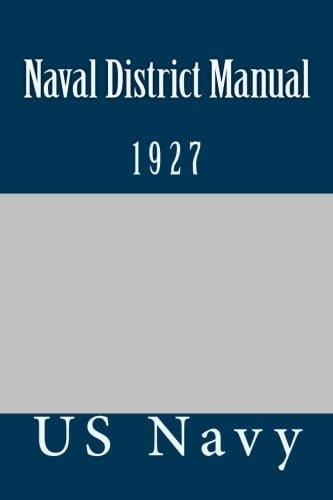 Naval District Manual 1927