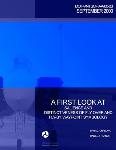 A First Look at Salience and Distinctiveness of Fly-Over and Fly-By Waypoint Symbology
