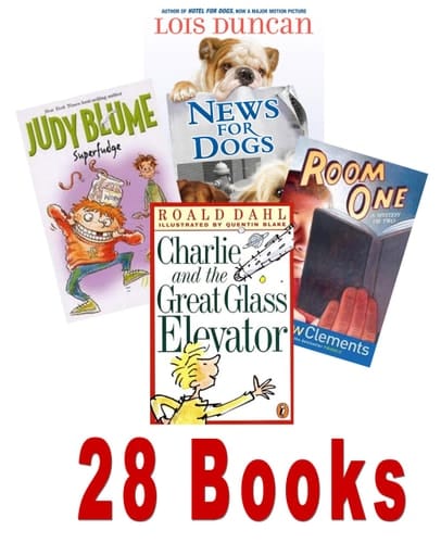 Classroom Library Grade 4 & 5 (Favorite Authors): Iggie's House; Who Put That Hair in My Toothbrush; Wayside School Is Falling Down; News for Dogs; It's the First Day of School Forever; Charlie & Chocolate Factory; the Babysitters Club