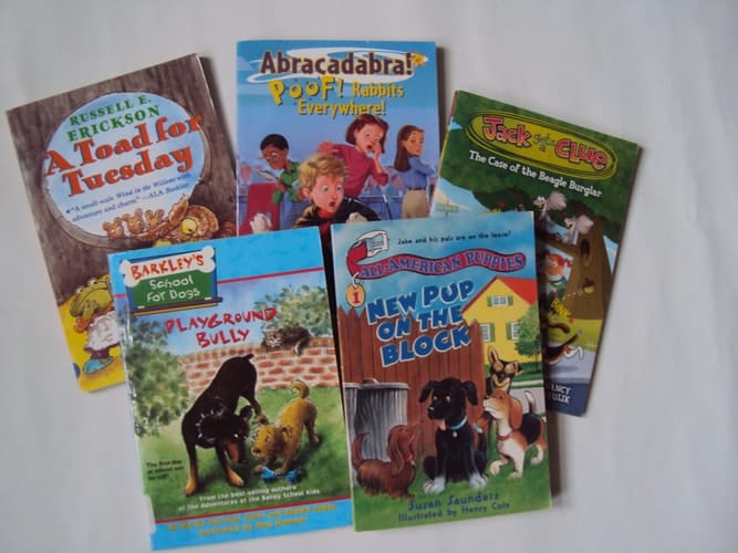 Reading Pack for Kids (Grade 1 - 3): Jack Gets a Clue;barkley's School for Dogs, Playground Bully; All American Pup, New Pup on the Block; Abracadabra, Poof! Rabbits Everywhere; a Toad for Tuesday