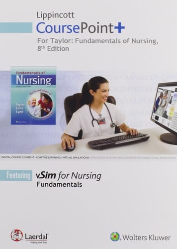 Fundamentals of Nursing Lippincott CoursePoint+ Access Code + Lippincott's DocuCare Access Code