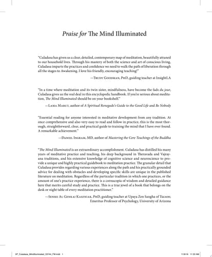 The Mind Illuminated A Complete Meditation Guide Integrating Buddhist Wisdom and Brain Science for Greater Mindfulness