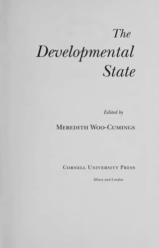 The Developmental State