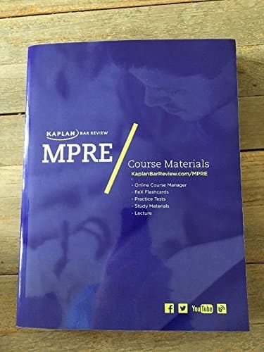 Kaplan Bar Review, MPRE (Multistate Professional Responsibility Examination) 2016