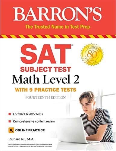SAT Subject Test Math Level 2 With 9 Practice Tests