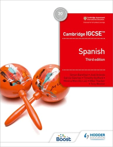 Cambridge IGCSE(tm) Spanish Student Book Third Edition Hodder Education Group